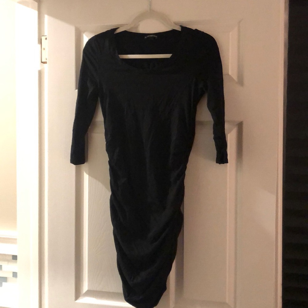 Express Fitted black dress